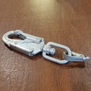 Locking snap lanyard hook carabiner N-3035 Forger 10PDA 5M 10PPS 23kn